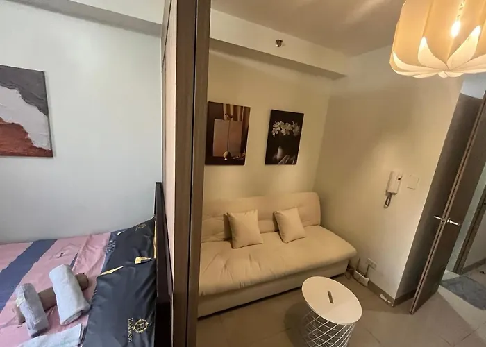 Apartment Shore 2 2-bed Balcony View Wifi Tv Near Moa 834 Manila